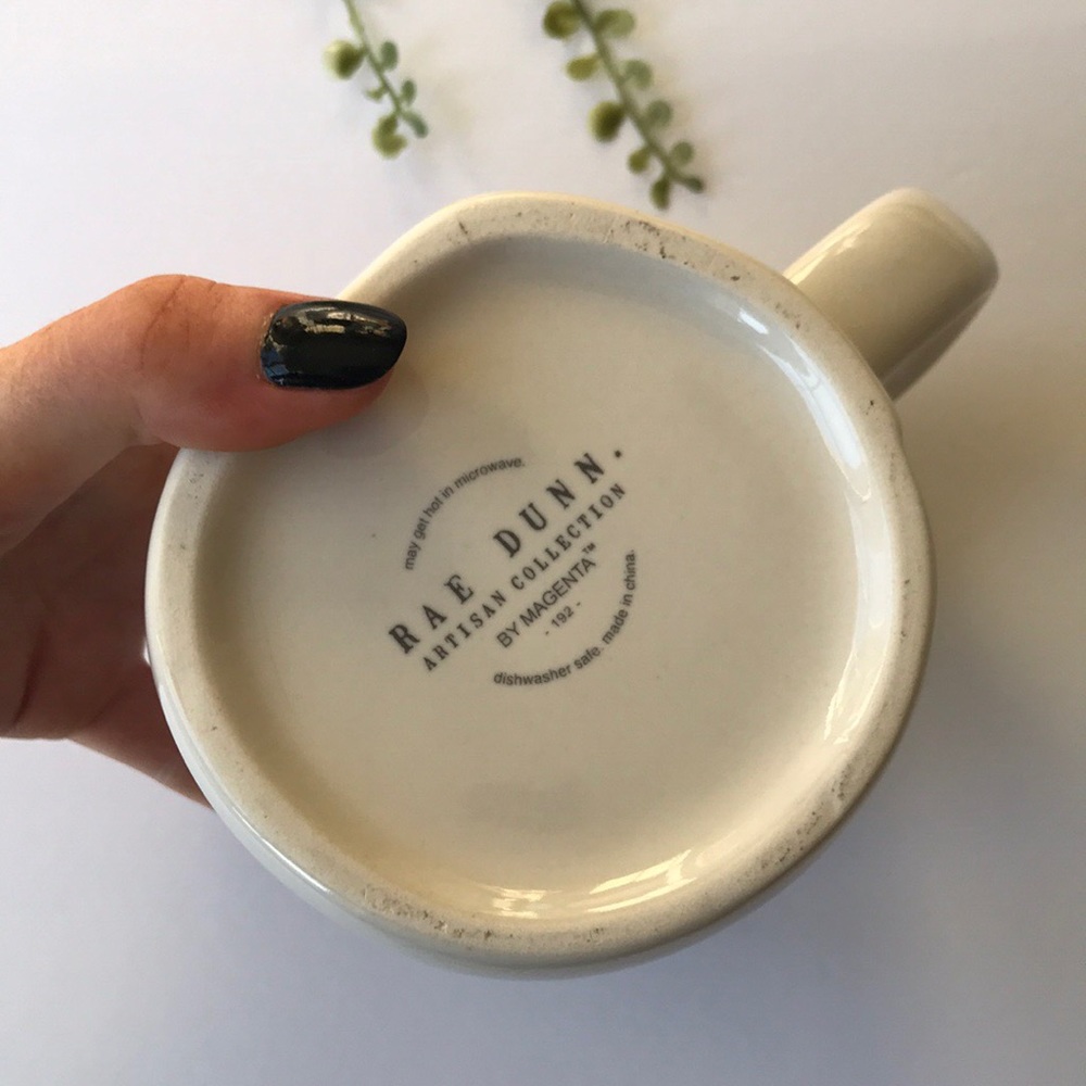 Rae Dunn mug plate set dish coffee cup NEW - Picture 8 of 8